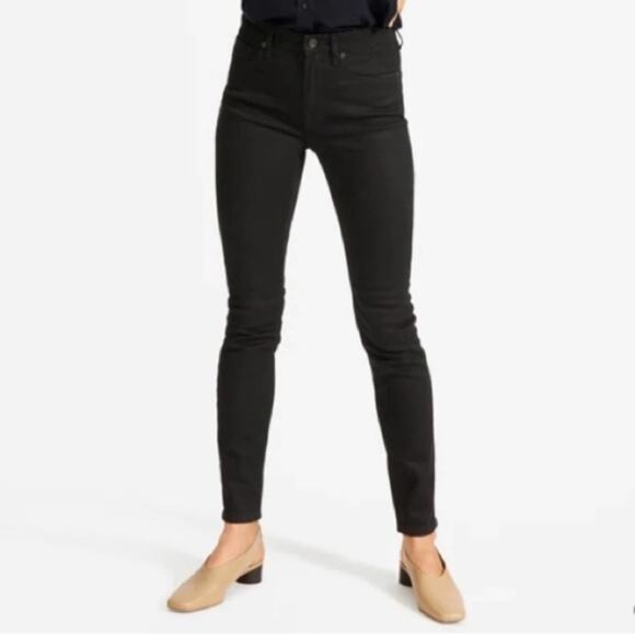 Everlane Black The Mid-Rise Skinny Jeans Size 23 Tall - Picture 1 of 15